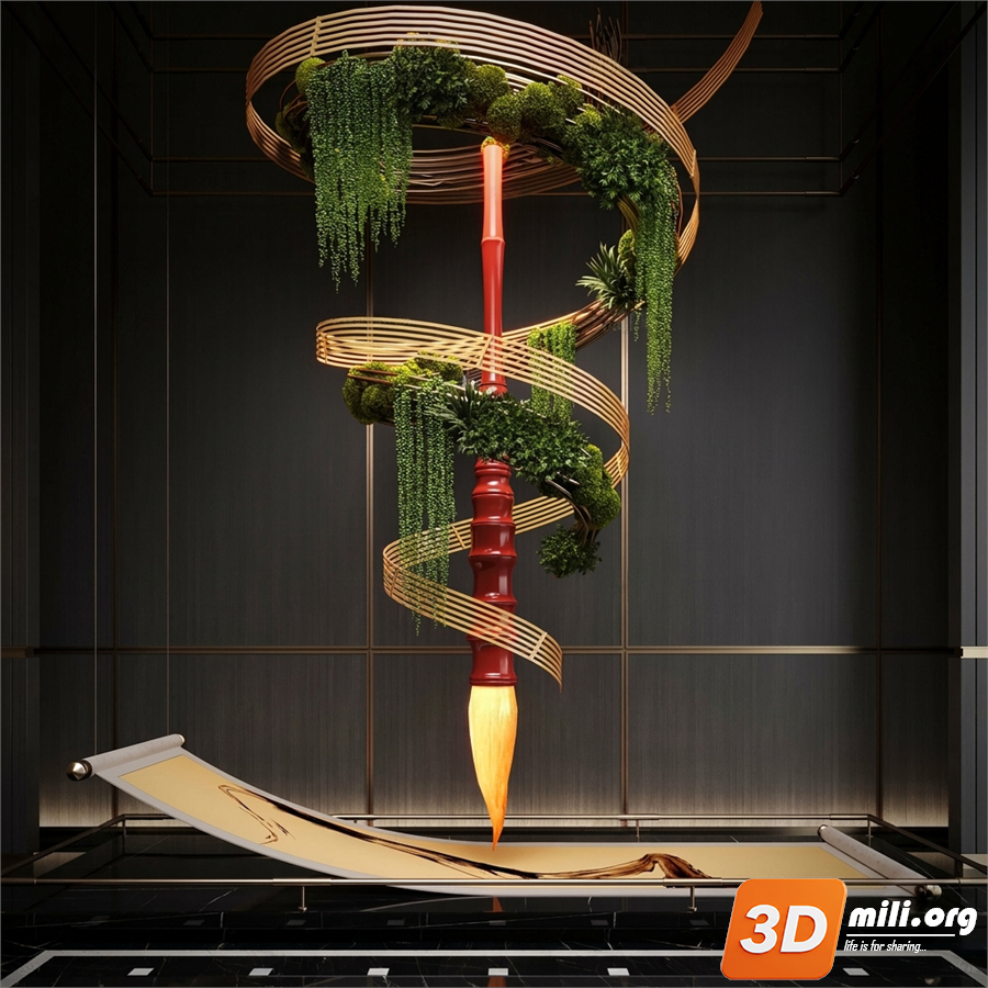 Lobby Decoration Skp Files 